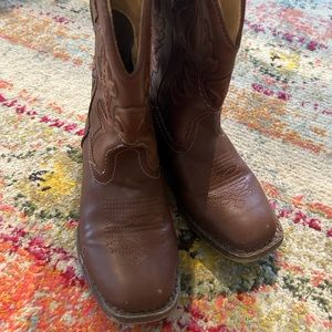 Roper cowboy boots - kids size 1 -brown
